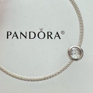 Pandora Radiant Droplet Clear CZ Charm